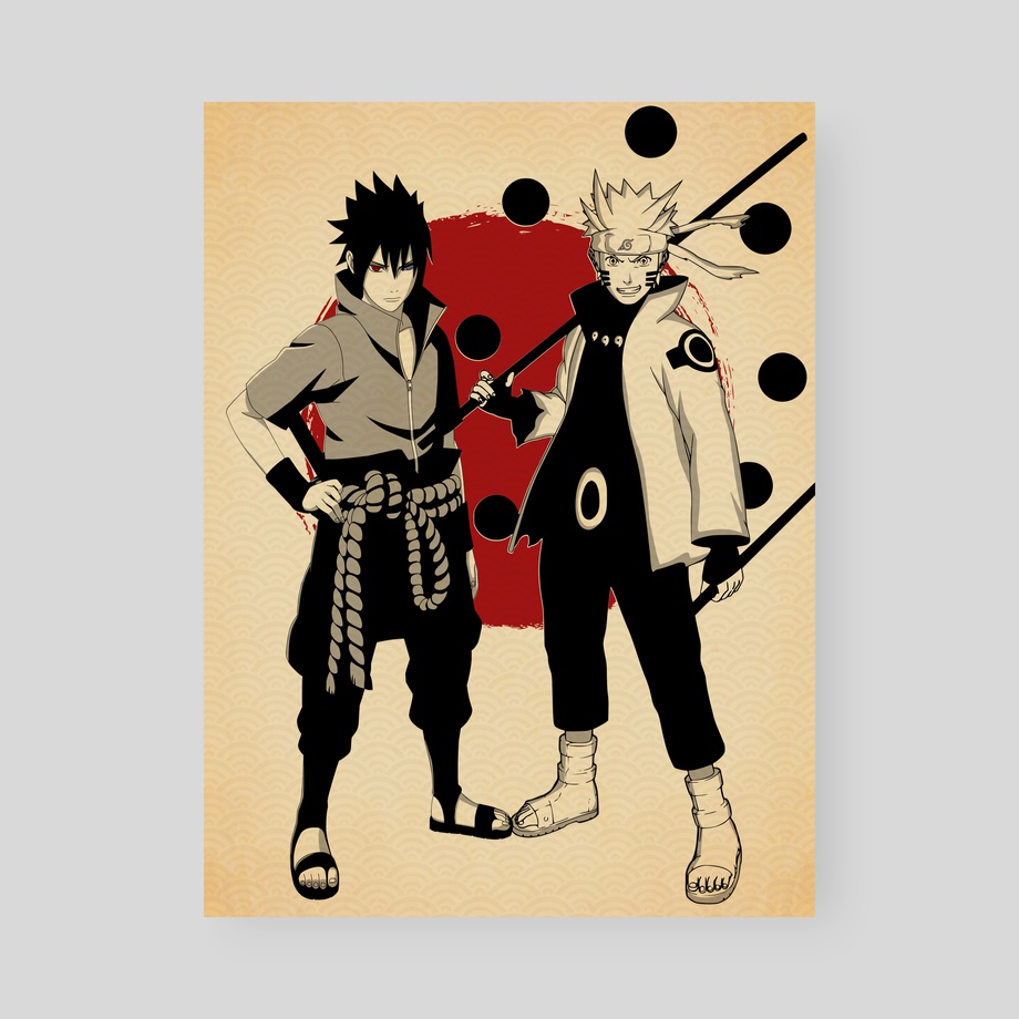 Naruto vs Sasuke - Classic  Naruto uzumaki art, Naruto drawings, Naruto